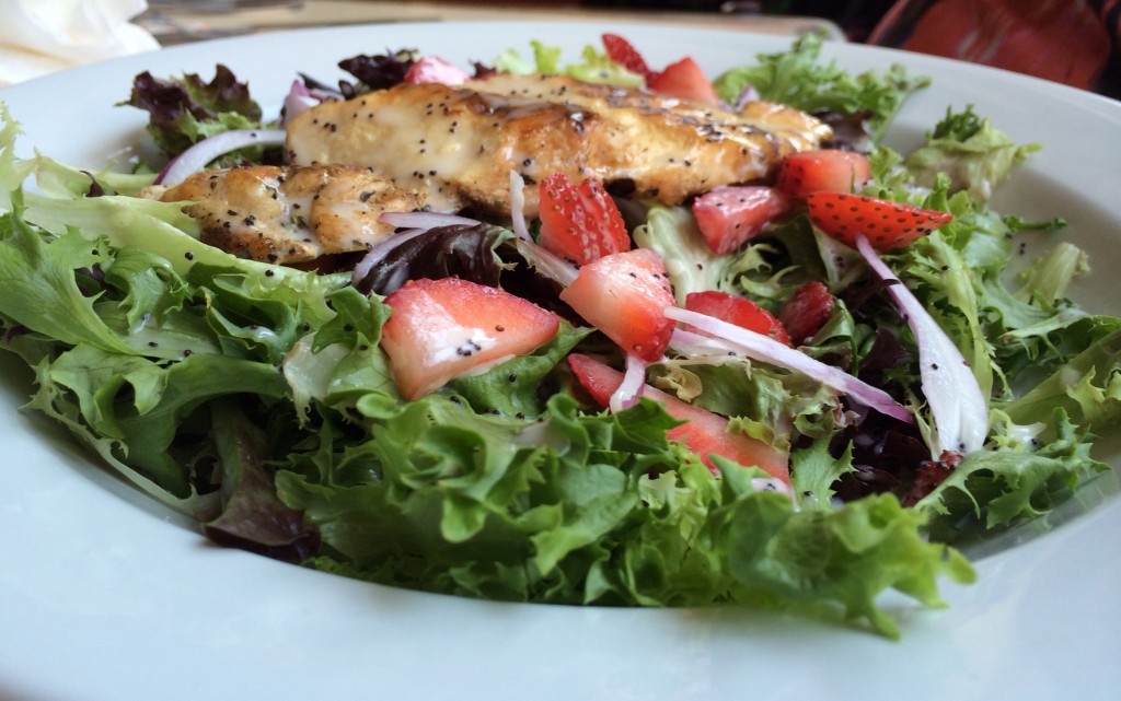 Strawberry chicken salad