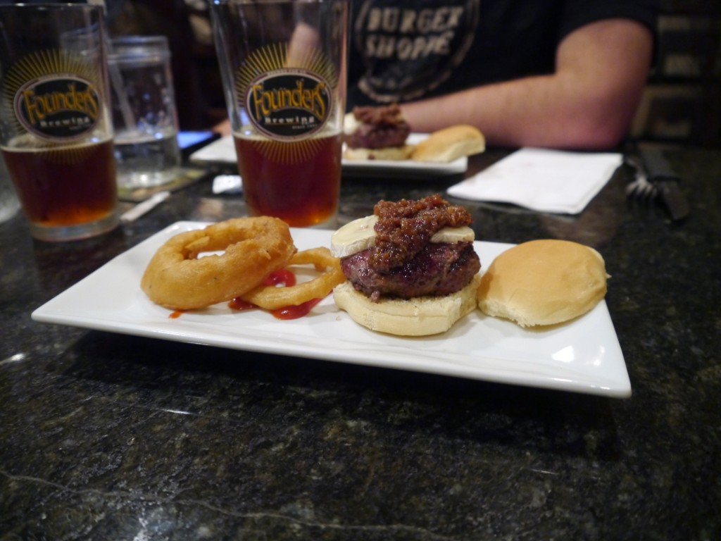 Brisket, chuck and short rib slider